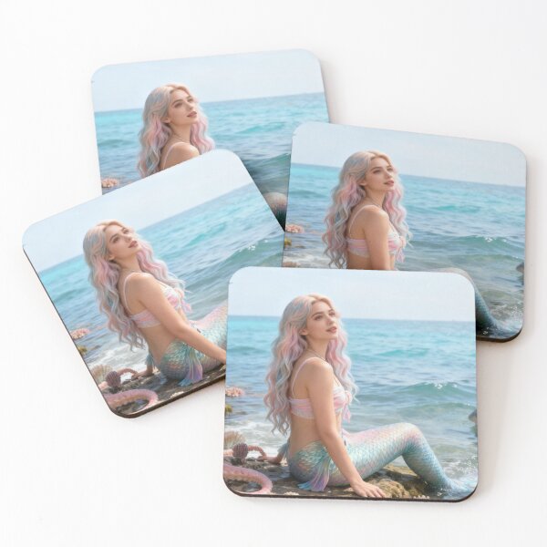 Item preview, Pastel Mermaid – Deniz Kızı Masalı designed and sold by Mervee11.