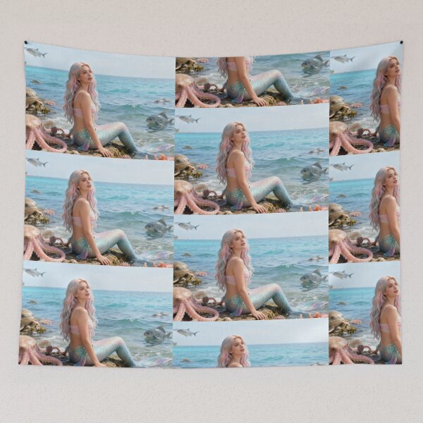 Item preview, Pastel Mermaid – Deniz Kızı Masalı designed and sold by Mervee11.