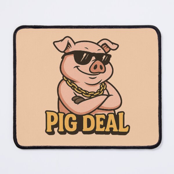 Item preview, Pig Deal | Funny Confidant Pig Pun Design designed and sold by Bratak.