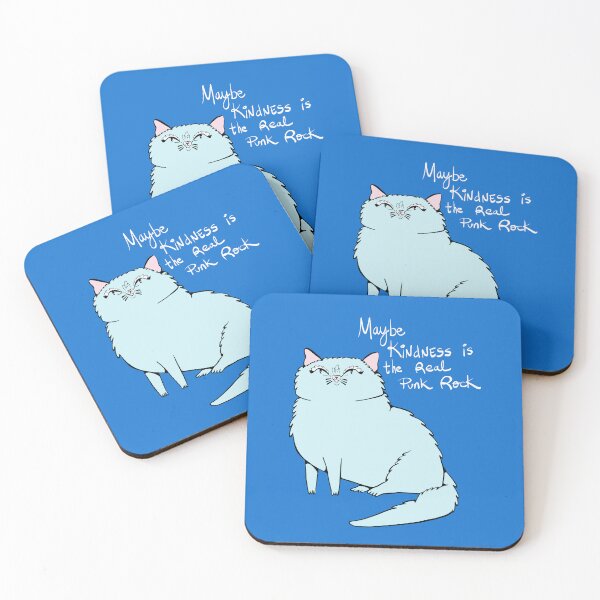 Item preview, maybe kindness is the real punk rock- cat art designed and sold by crestfallenmermaid.