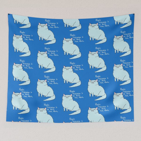 Item preview, maybe kindness is the real punk rock- cat art designed and sold by crestfallenmermaid.