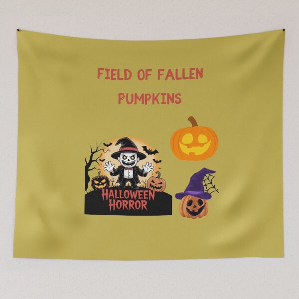 Item preview, Field of Fallen Pumpkins designed and sold by Adrianzebrowski.