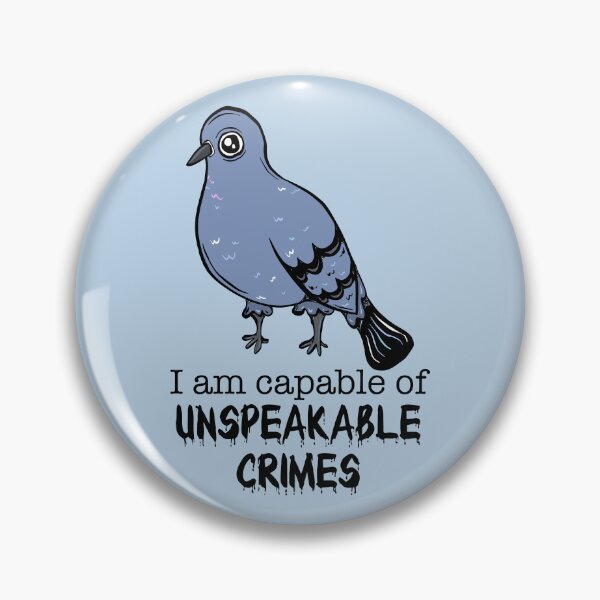 Item preview, Derpy Pigeon designed and sold by crestfallenmermaid.