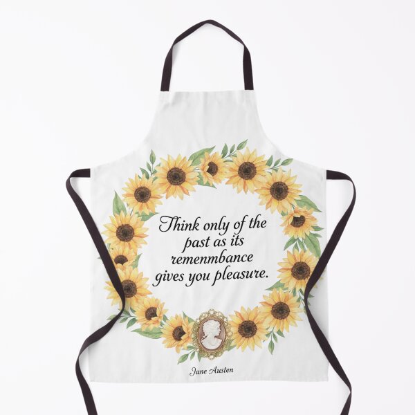 Artikelvorschau, Jane Austen Zitat – Denke nur an die Vergangenheit | Sonnenblumen-Regency-Blumenkunst entworfen und verkauft von Boski22.