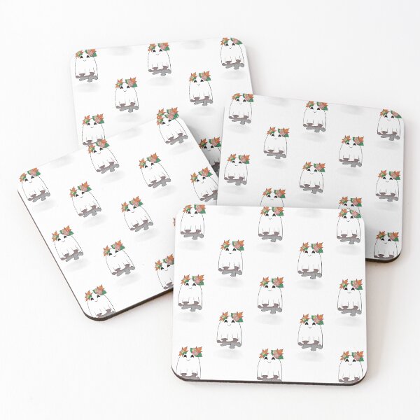 Item preview, Cute Floral Ghost Maple Leaves  designed and sold by HydrangeaDelMar.