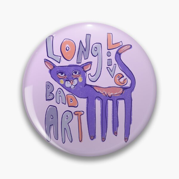Item preview, long live bad art - silly cat drawing 3 designed and sold by crestfallenmermaid.