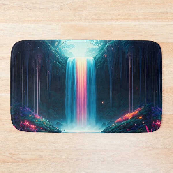 Item preview, Source of Life – Enchanted Forest Waterfall designed and sold by PawPrintedArt.