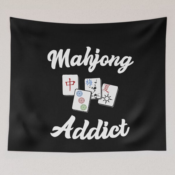 Item preview, Mahjong Addict Funny Mahjong Quote designed and sold by SharpThreadZ.