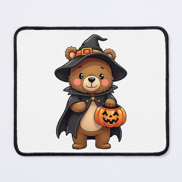 Item preview, Bear Wizard Pumpkin Cute Kawaii Halloween Autumn designed and sold by ArtDesignTp.