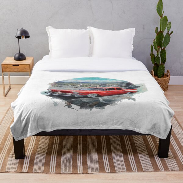 Artikelvorschau, Iconic 1957 Chevy Bel Air Custom Watercolor entworfen und verkauft von alwaysadeal.