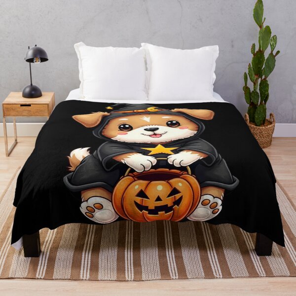 Item preview, Cute Dog Star Magic Kawaii Halloween Pumpkin Season designed and sold by ArtDesignTp.