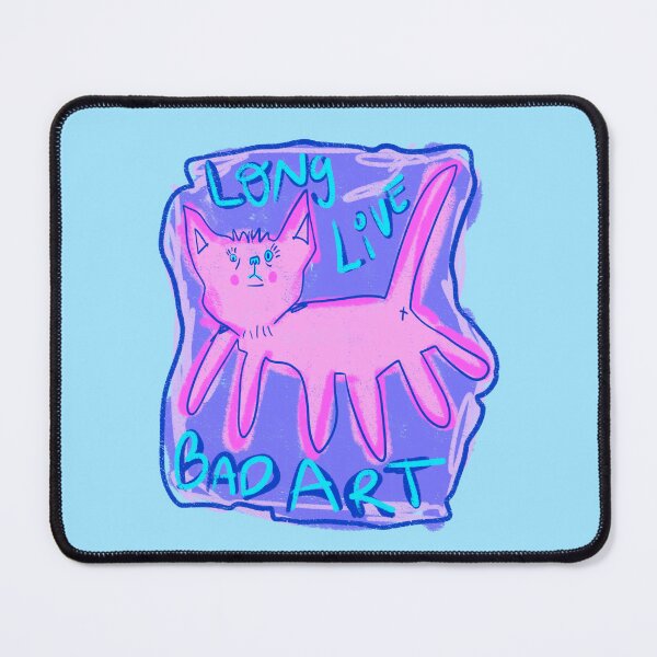 Item preview, new long live bad art - silly cat drawing designed and sold by crestfallenmermaid.