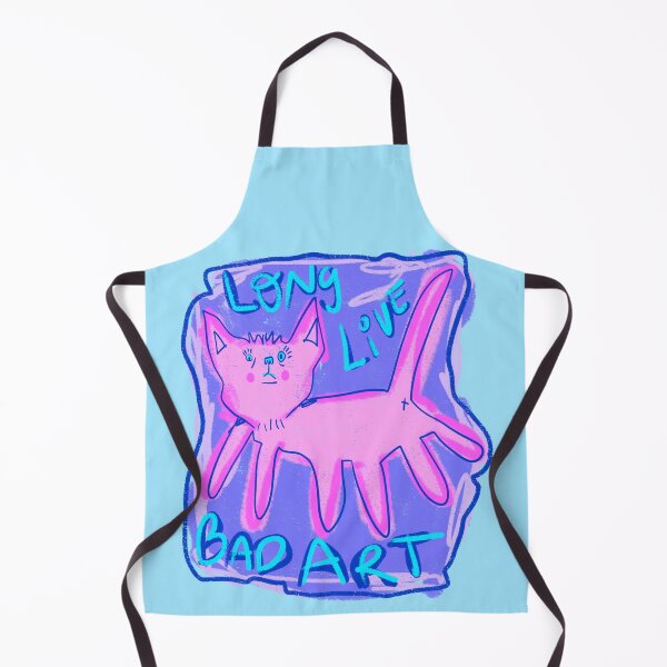 Item preview, new long live bad art - silly cat drawing designed and sold by crestfallenmermaid.