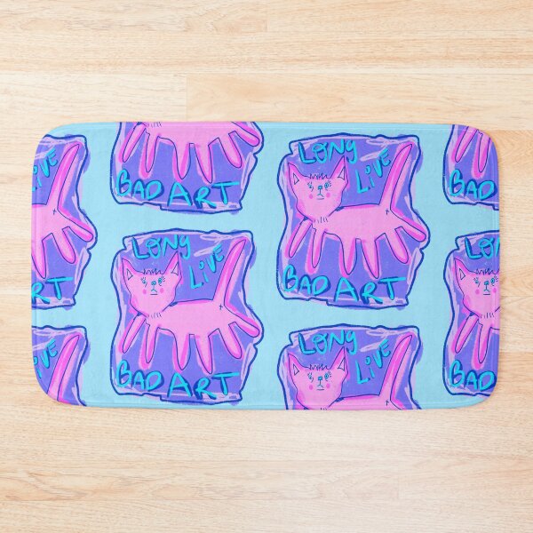 Item preview, new long live bad art - silly cat drawing  designed and sold by crestfallenmermaid.