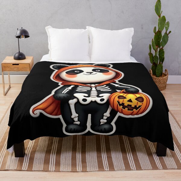 Item preview, Panda Skeleton Kawaii Cute Halloween Pumpkin Spooky designed and sold by ArtDesignTp.