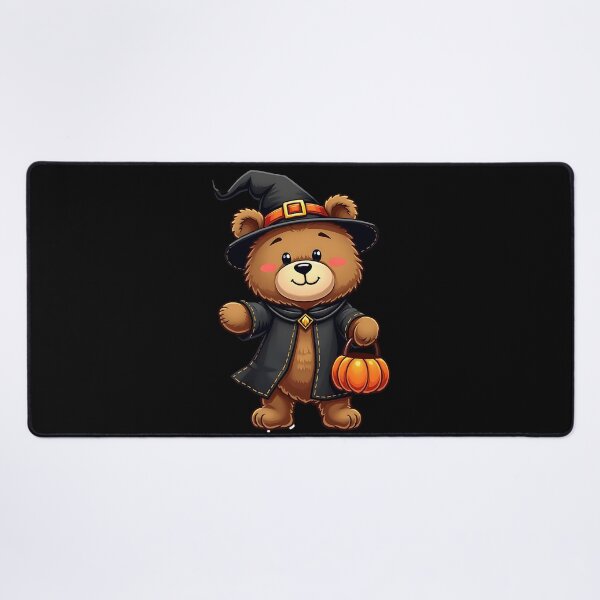 Item preview, Bear Witch Pumpkin Kawaii Cute Halloween Spooky Season designed and sold by ArtDesignTp.