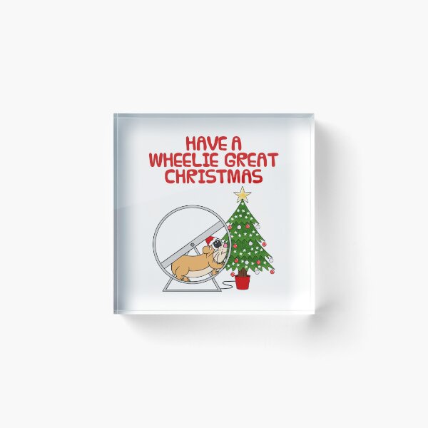 Item preview, Hamster Wheel Christmas Tree Funny designed and sold by doodlerob.