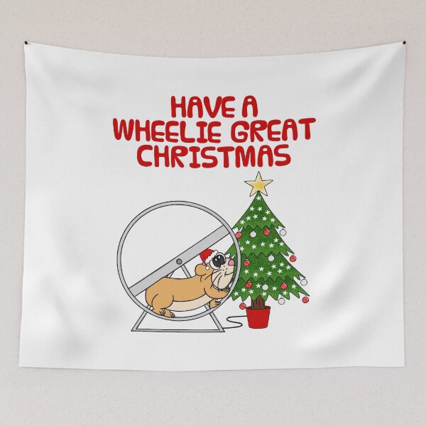 Item preview, Hamster Wheel Christmas Tree Funny designed and sold by doodlerob.