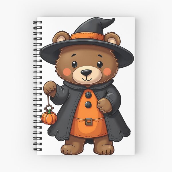 Item preview, Bear Wizard Pumpkin Cute Kawaii Halloween Cozy Fall designed and sold by ArtDesignTp.