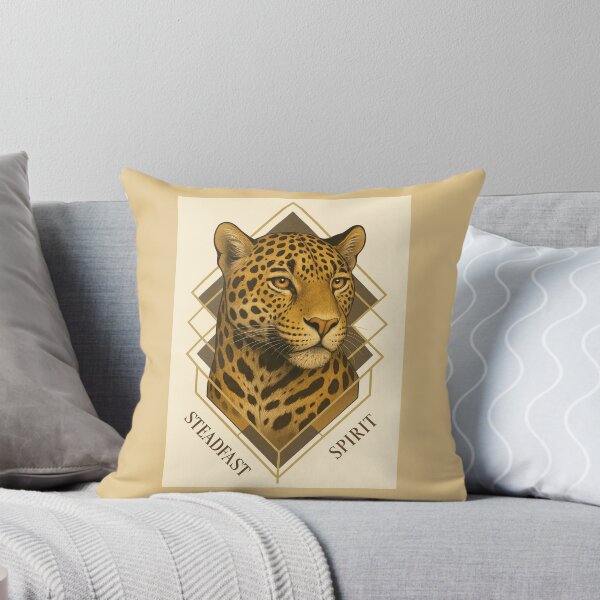 Item preview, Steadfast Spirit – Geometric Jaguar Strength designed and sold by GeoWild Designs.