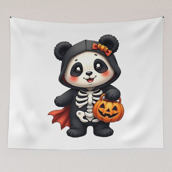 Item preview, Panda Vampire Cute Kawaii Halloween Pumpkin Spooky designed and sold by ArtDesignTp.