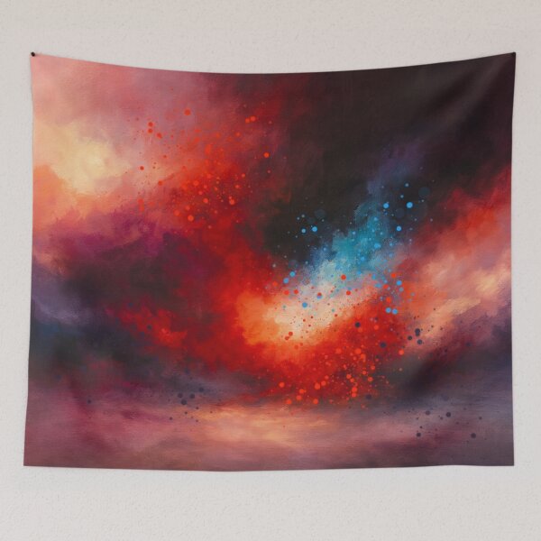 Item preview, Celestial Emberfall Abstract designed and sold by Joey Santiago.