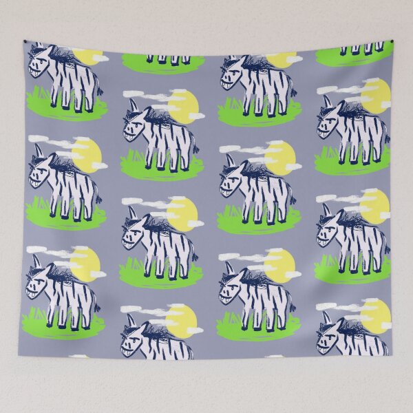 Item preview, stupid zebra drawing  designed and sold by crestfallenmermaid.