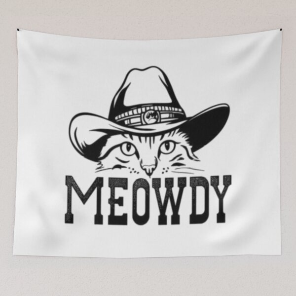 Item preview, Meowdy Cowboy Cat – Funny Western Kitty Design designed and sold by szydelkowanika.