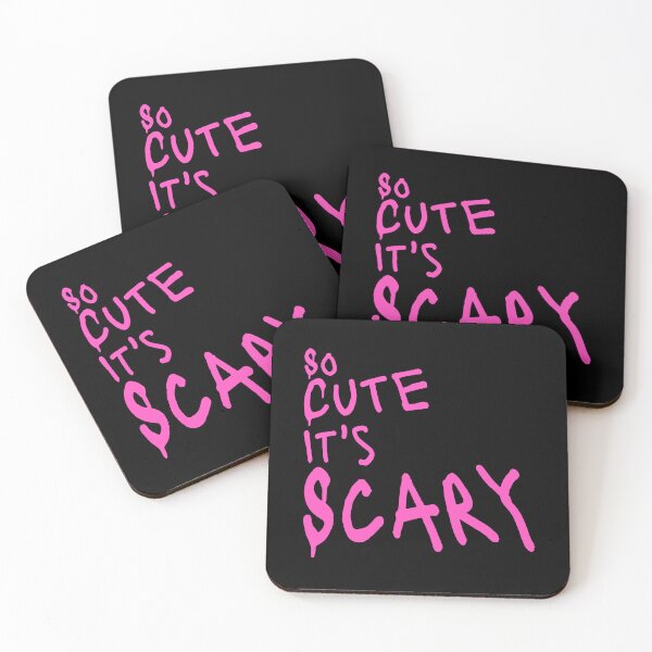 Item preview, So Cute It's Scary Hot Pink Text designed and sold by shirt-o-mat.