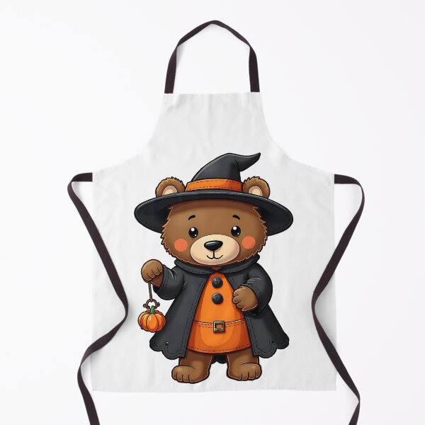 Item preview, Bear Witch Pumpkin Kawaii Cute Halloween Cozy Season designed and sold by ArtDesignTp.