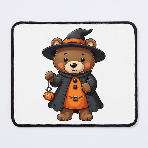Item preview, Bear Witch Pumpkin Kawaii Cute Halloween Cozy Season designed and sold by ArtDesignTp.