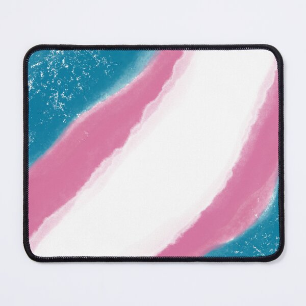 Item preview, Abstract Wavy Painted Transgender Pride Flag designed and sold by RyanGDesign.