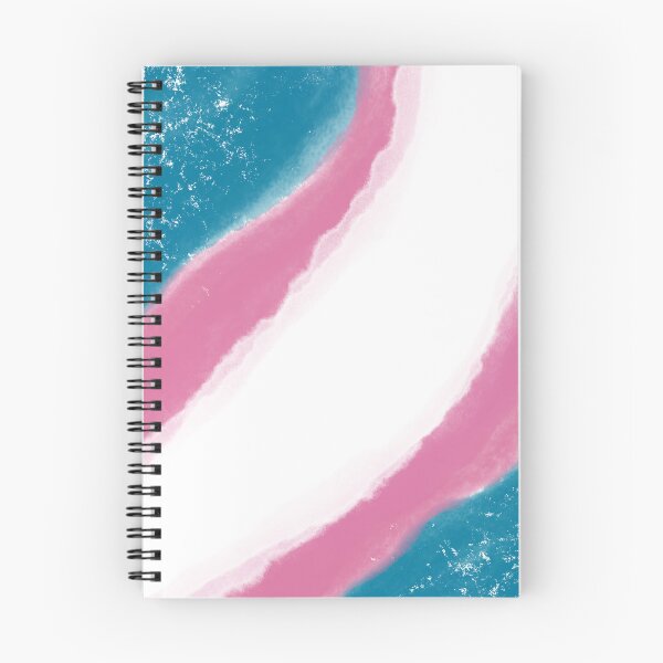 Item preview, Abstract Wavy Painted Transgender Pride Flag designed and sold by RyanGDesign.