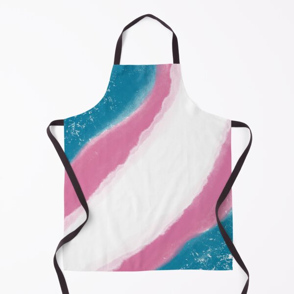 Item preview, Abstract Wavy Painted Transgender Pride Flag designed and sold by RyanGDesign.