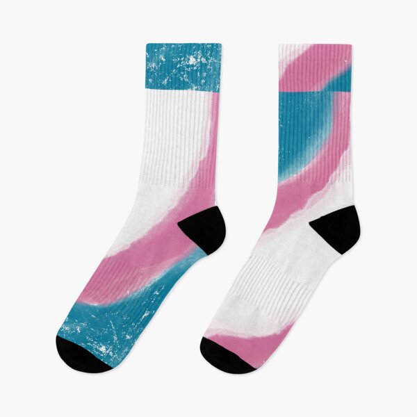 Item preview, Abstract Wavy Painted Transgender Pride Flag designed and sold by RyanGDesign.