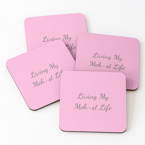 Item preview, Living My Meh-st Life - Grey Text designed and sold by FABOArt.
