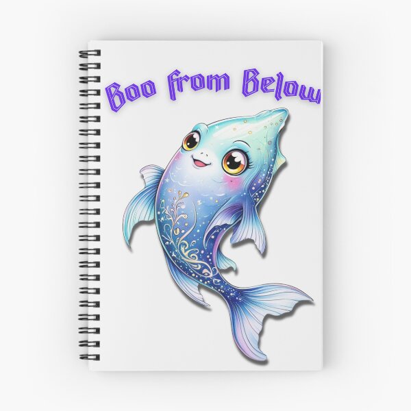 Item preview, Boo from Below: Cute Ghostly Fish for Halloween! designed and sold by DariaCraft.