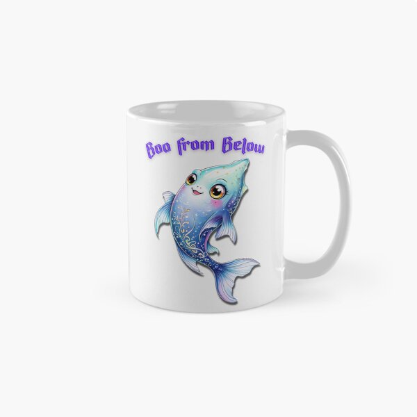 Item preview, Boo from Below: Cute Ghostly Fish for Halloween! designed and sold by DariaCraft.