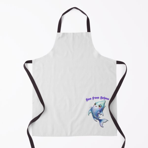 Item preview, Boo from Below: Cute Ghostly Fish for Halloween! designed and sold by DariaCraft.