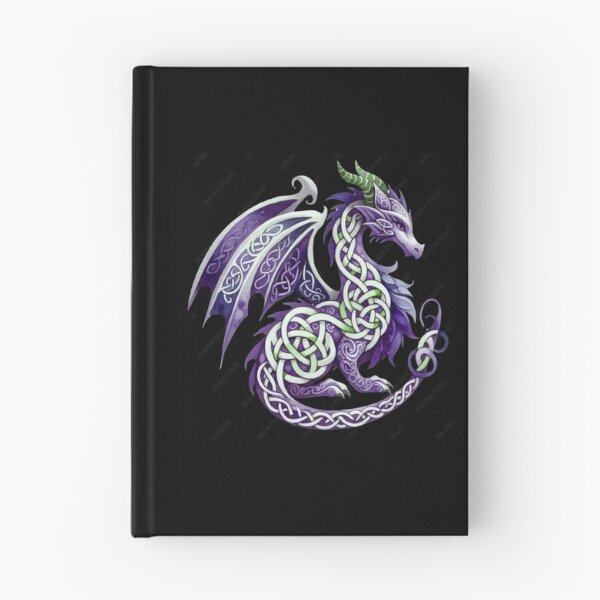 Item preview, Mythical Purple Celtic Dragon Fantasy Art designed and sold by Atteestude.