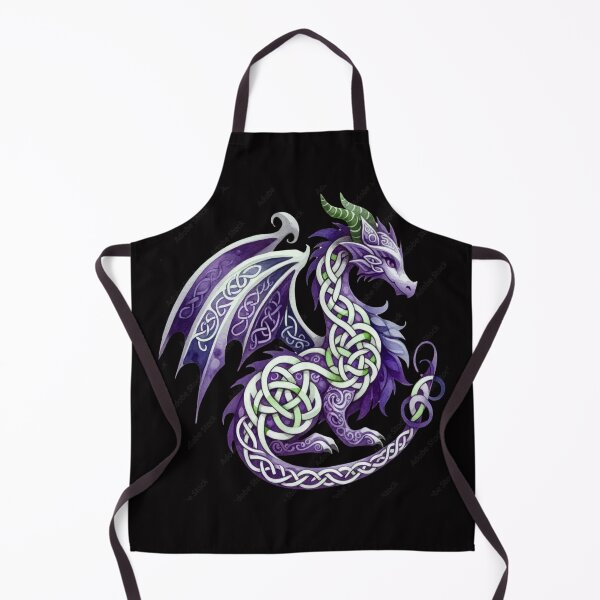 Item preview, Mythical Purple Celtic Dragon Fantasy Art designed and sold by Atteestude.