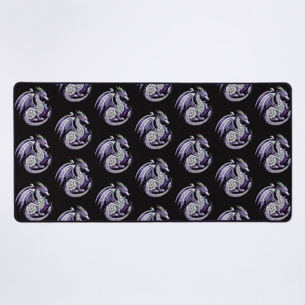 Item preview, Mythical Purple Celtic Dragon Fantasy Art designed and sold by Atteestude.