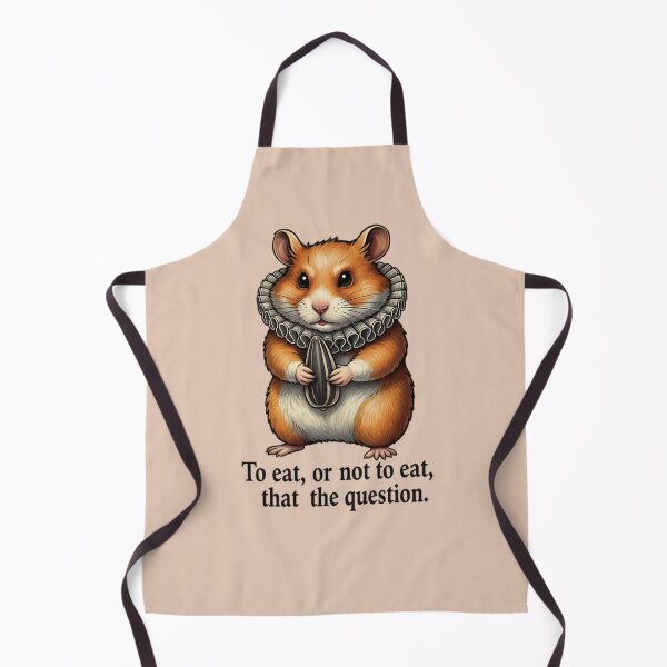 Item preview, Shakespearean Hamster | To Eat or Not to Eat Meme designed and sold by Whisky1111.