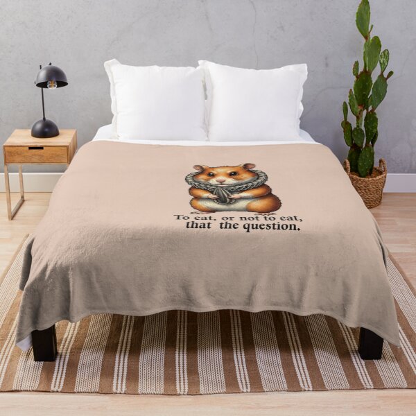 Item preview, Shakespearean Hamster | To Eat or Not to Eat Meme designed and sold by Whisky1111.