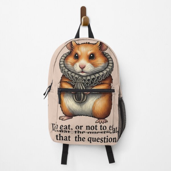 Item preview, Shakespearean Hamster | To Eat or Not to Eat Meme designed and sold by Whisky1111.