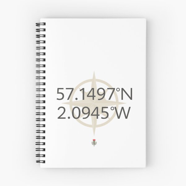 Item preview, Scotland Coordinates - Scottish Thistle Navigation Gift designed and sold by Loom on the Loch.