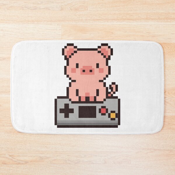 Item preview, Pixel Gamer Pig — Cute Retro Pixel Art Design designed and sold by AddictiveDesign.