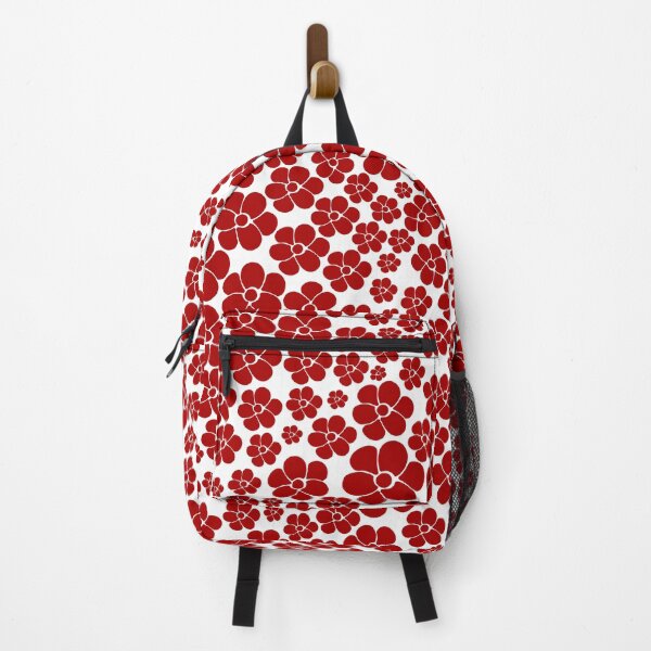 Item preview, Flower Pattern in Red and White designed and sold by LAEC-Shop.