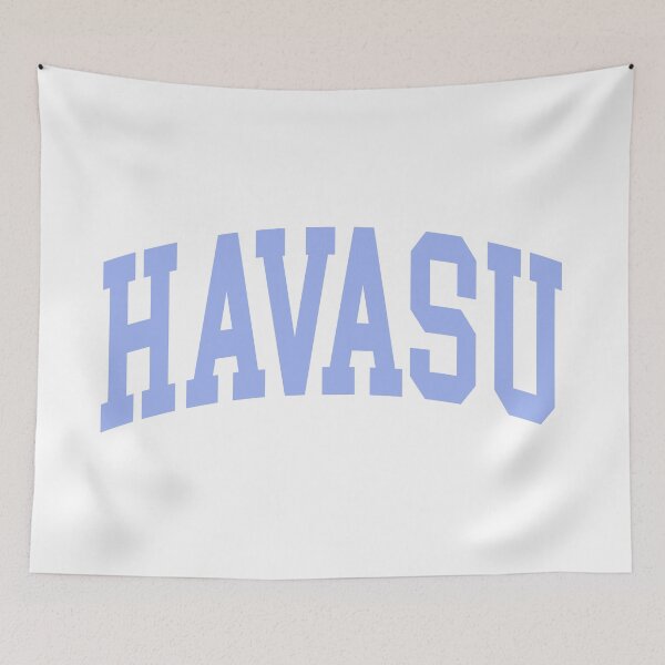 Item preview, Lake Havasu - College Font Curved Typography Pink  designed and sold by chosenhomes.