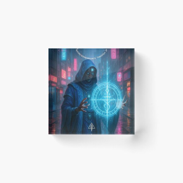 Item preview, ⟢ City Magus — Glyph of the Holographic Sigil ⟣ designed and sold by LUMINOUS LUCIDITY.